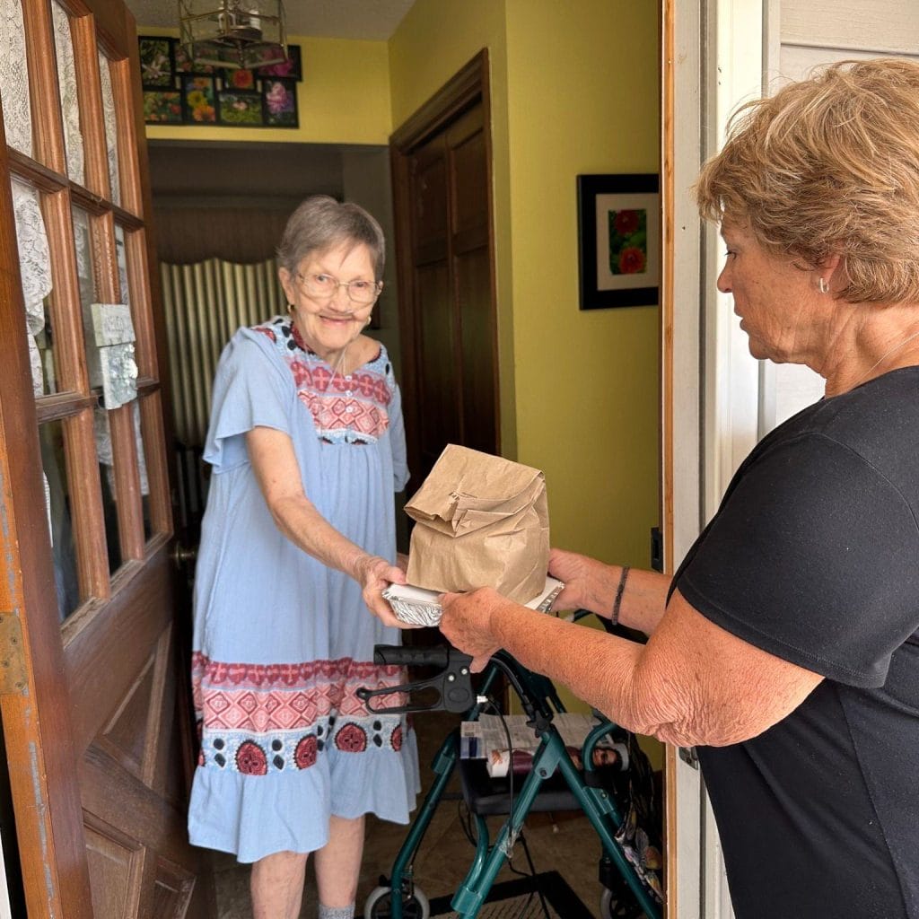 Register for meals on wheels to receive nutritious home-delivered meals. 